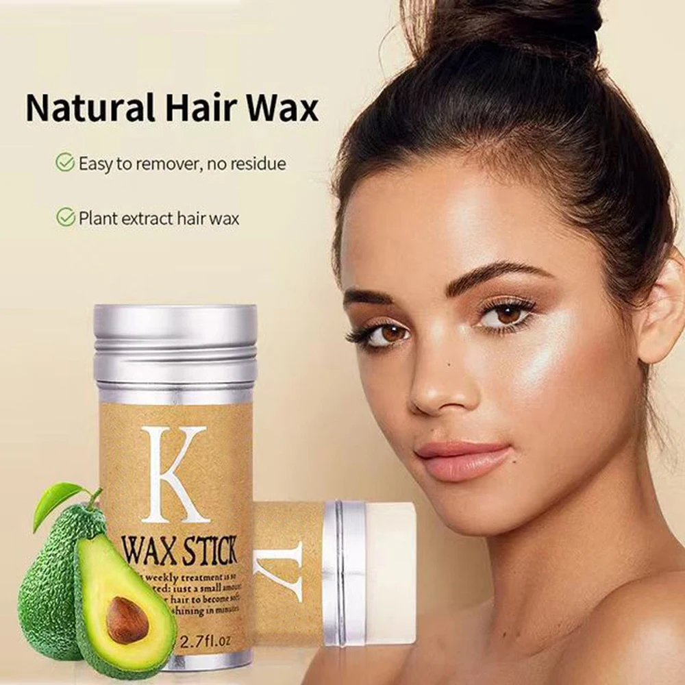 Hair Wax Stick For Wig Professional Hair Wax Stick Gel Cream Non-Greasy Style Hair Wax Stick For Men Women Broken Hair Artifact