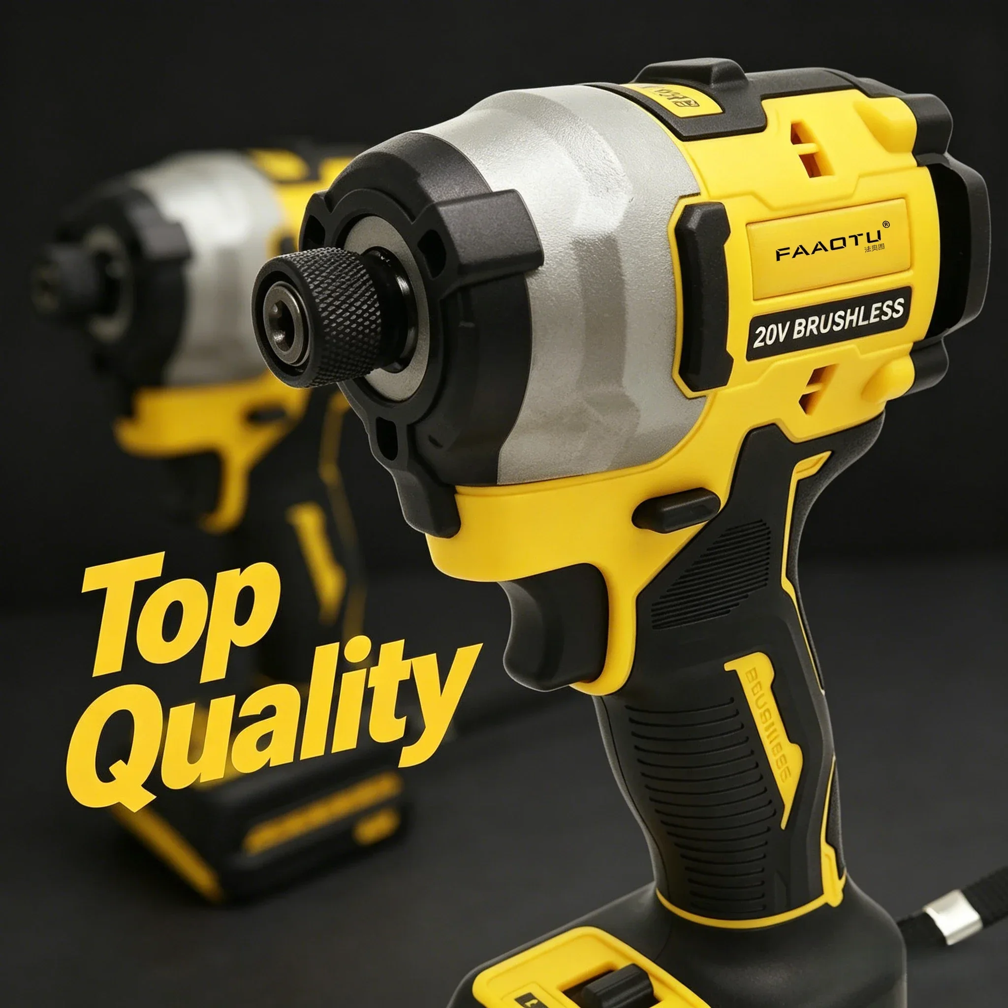 FAAOTU New850 Brushless Drill, 20V Same Function as DW for DIY & Work Compatible with DW batteries NO battery
