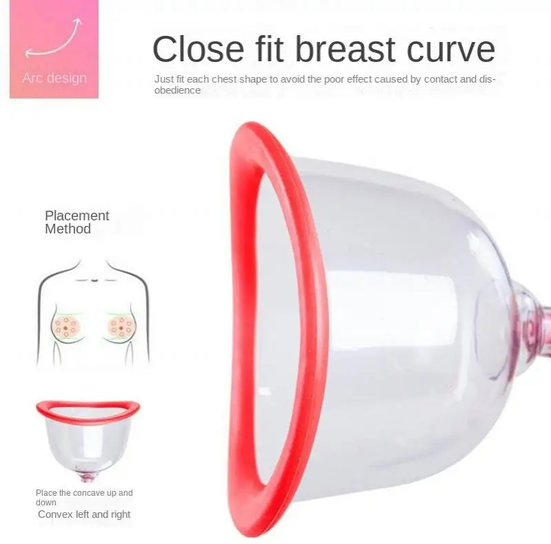 1 Pair Breast Enhancement Instrument Accessories Silicone Microcurrent Cup for Big Breast Lifting Anti Sagging Body Shaping Tool