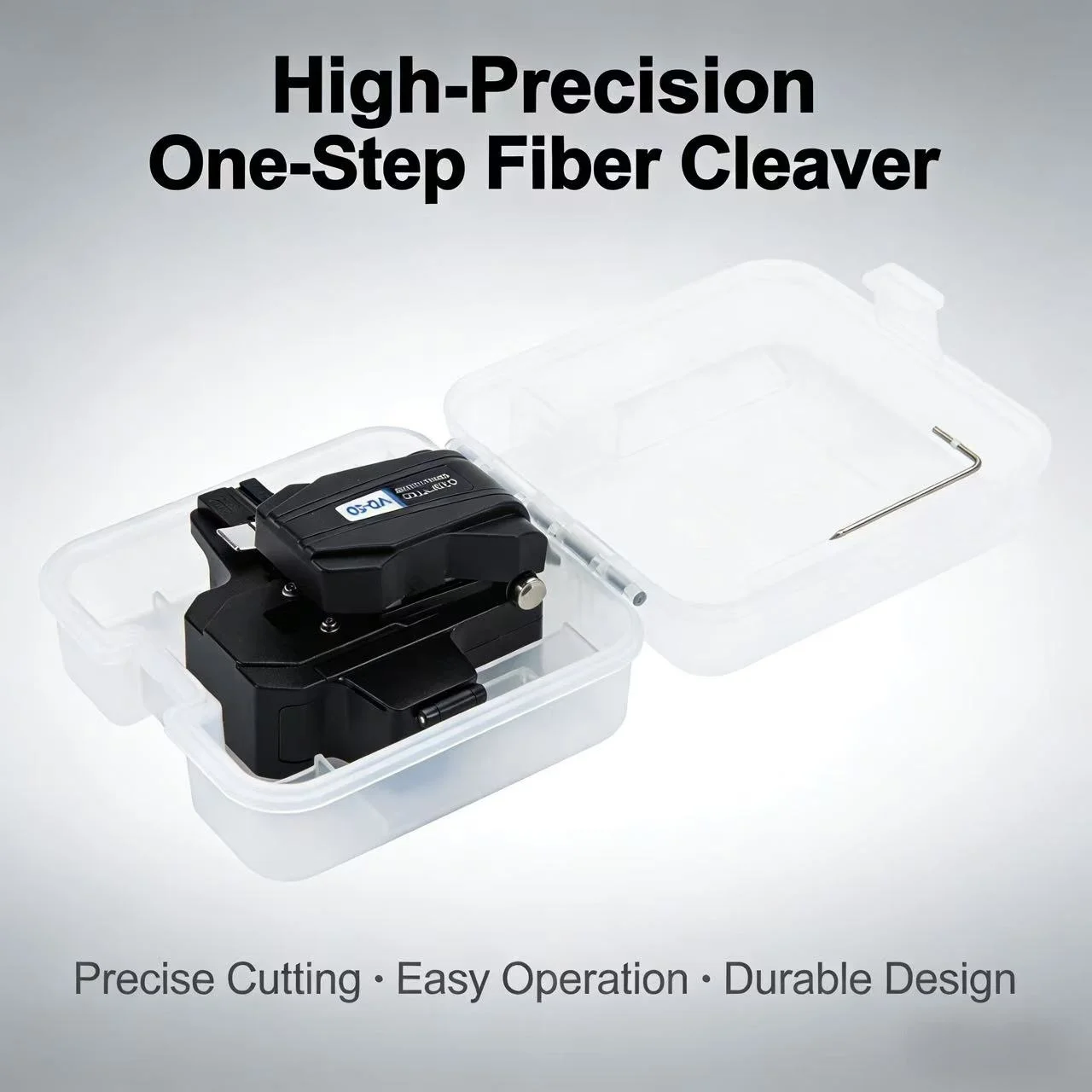 

VD-50 COMPTYCO Fiber Cleaver One-step Fully Automatic Fiber Optic Cutter FTTH Tool Optical Fiber Fusion Splicer Cutting Knife