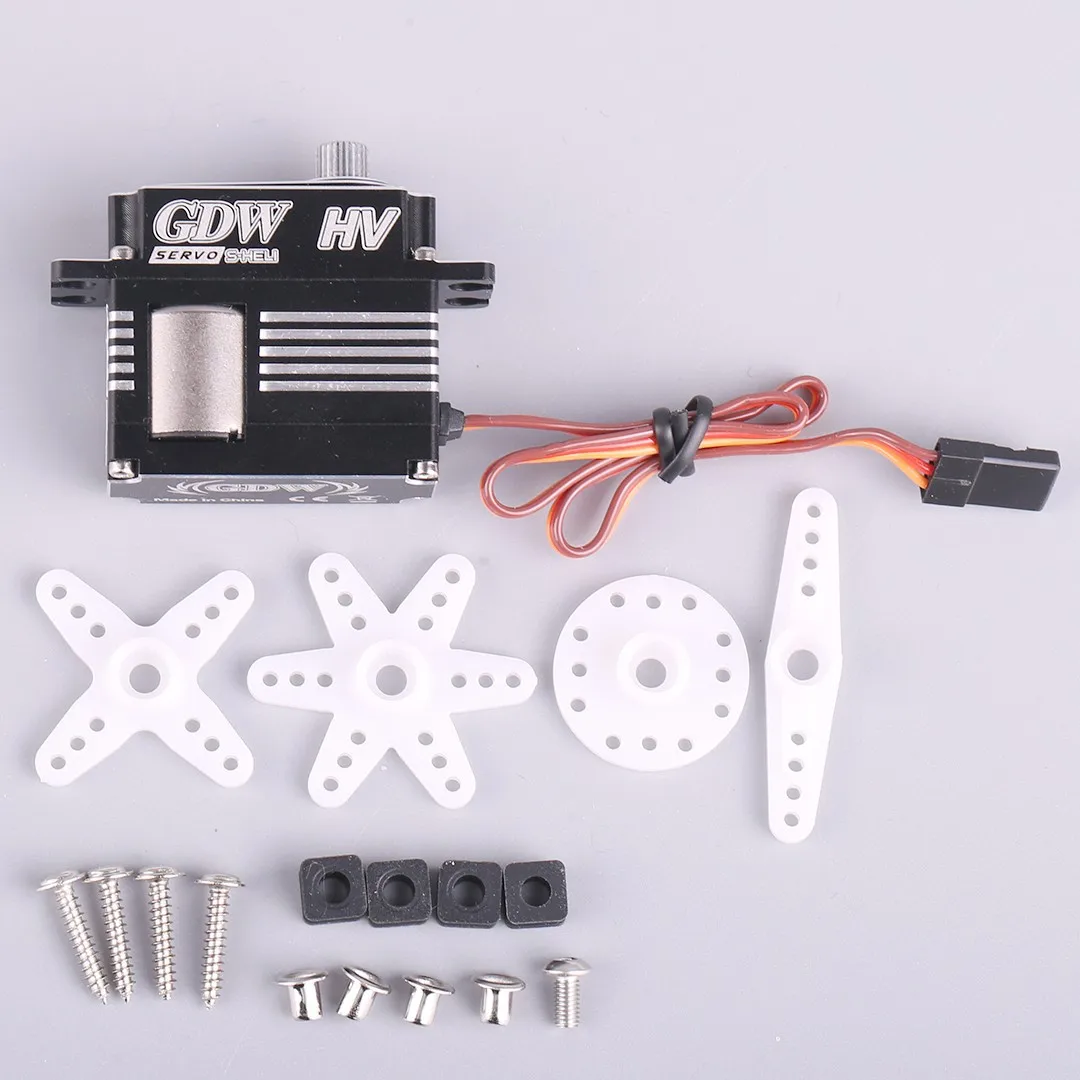GDW DS595MG 4.8V-8.4V Digital Servo Metal Gear Coreless Tail Lock Servo Motor for 470L TG520 XL520 RC Helicopter Aircraft