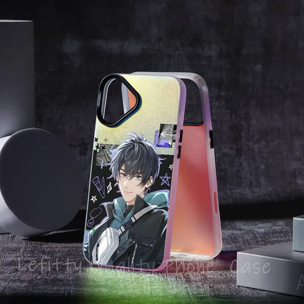 PIKPAKA T-Tears Of Themis لعبة جراب هاتف آيفون 16 15 14 13 12 11 برو ماكس ماتي أورورا متعدد الألوان الليزر التدرج Funda #2