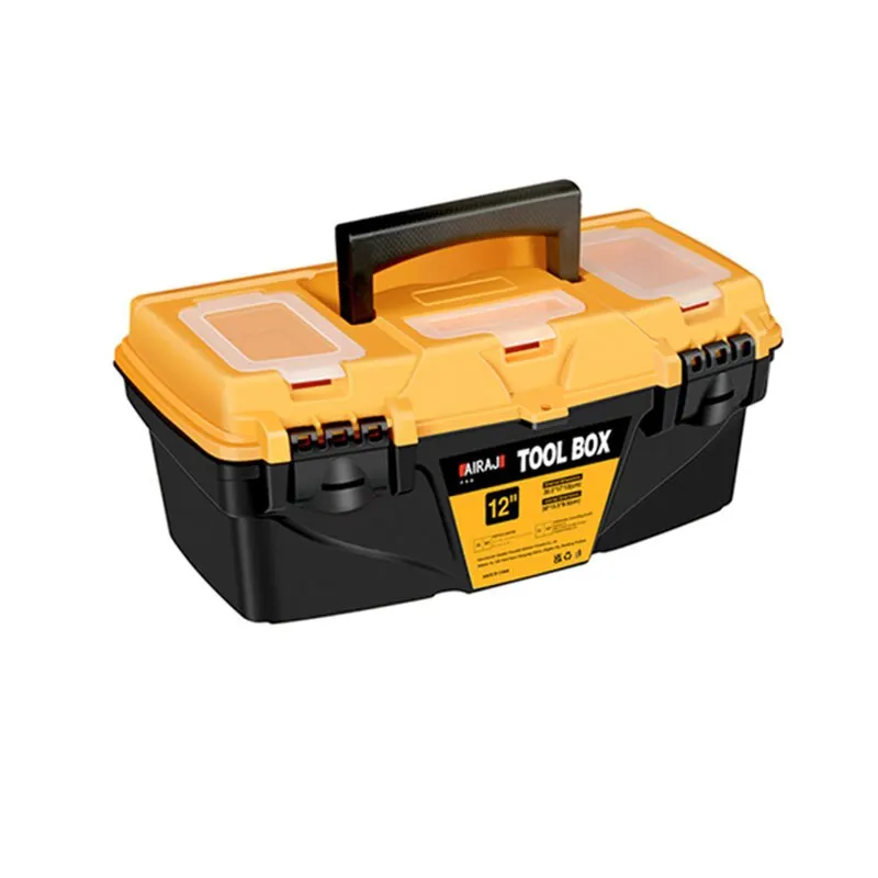 Airaj 12/15 Zoll Hardware-Werkzeug kasten, Kunststoff dicke Kombination Koffer Elektriker Zimmermann elektrische Bohrmaschine Aufbewahrung sbox
