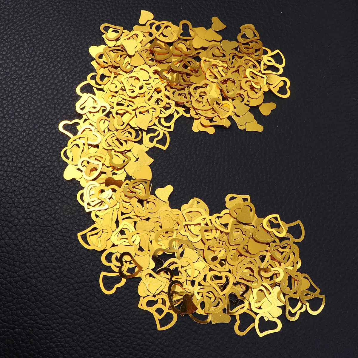 3000Pcs Craft Heart Confetti Plastic Non Shedding Wedding Confetti Table Decoration Party Sprinkles Gender Reveal Bridal Shower