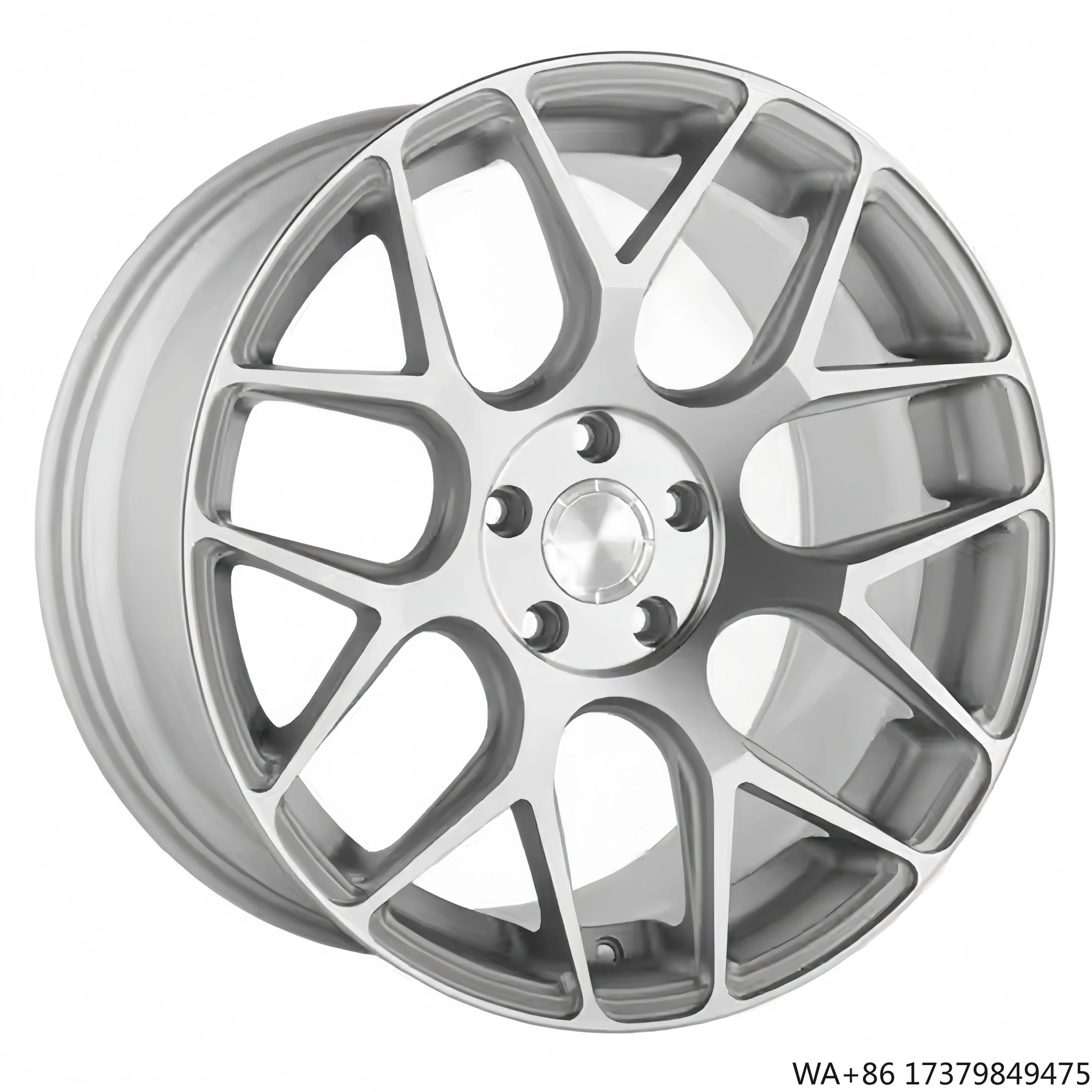 

Custom Forged 5-Piece Sports Car Wheel Set Silver Aluminum Alloy Multiple Sizes for Sedan Coupe-X165.1 X120.65 X143.1 35mm New