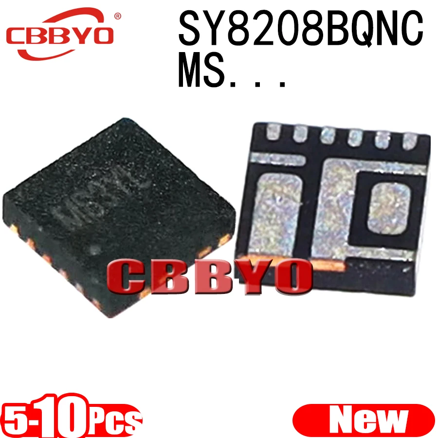 (5-10piece) 100% New SY8208BQNC SY8208B SY8208 (MS4GE MS3VM MS3BB MS3BC) QFN-6 Chipset