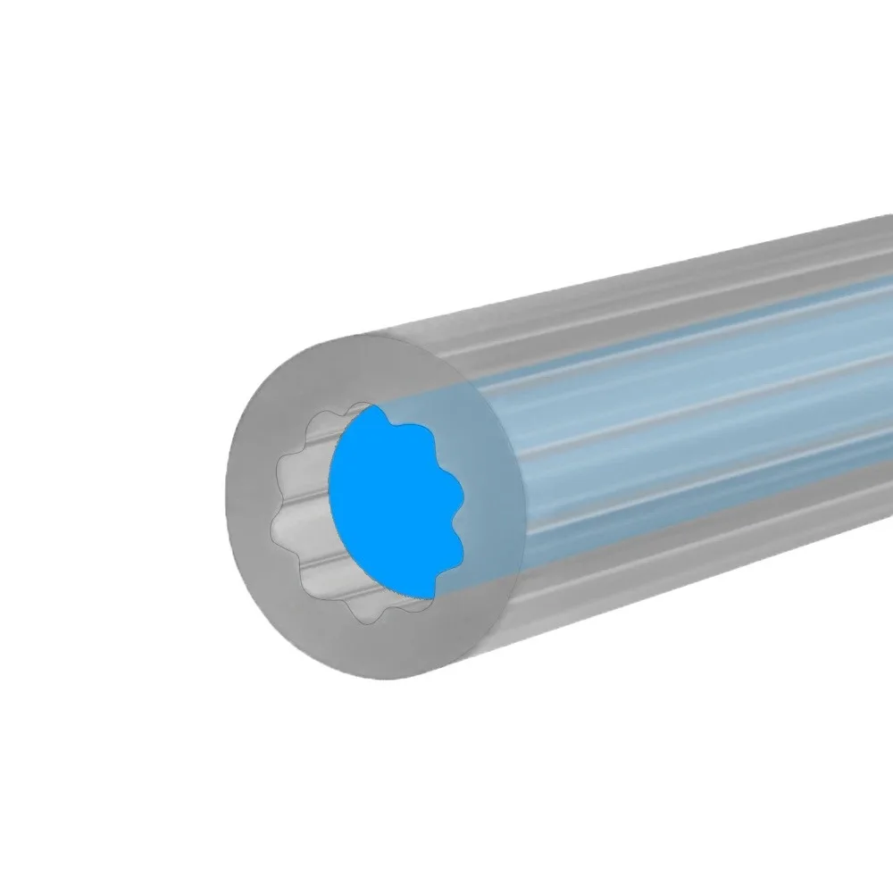 Verbessert für BambuLab AMS Creality: PTFE-Schlauch mit niedrigem Widerstand für sternförmige Materialien, 4 mm Außendurchmesser, Teflon, ultra-glatter Durchfluss für 3D-Drucker – Detail 4
