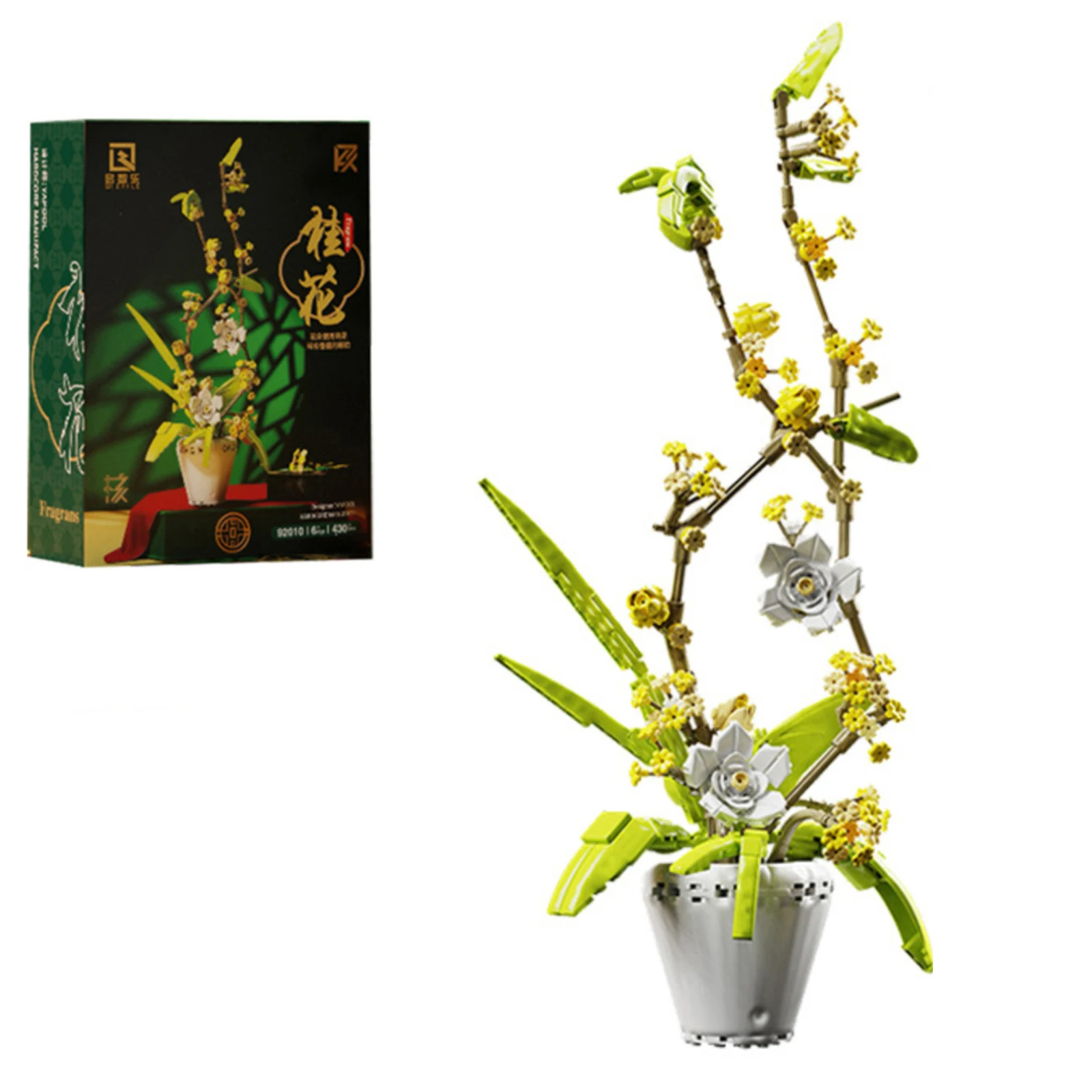 

Osmanthus Fragrans Building Block Bonsai Kit Creative Aromatherapy Home Decor Assembly Toy Relaxing DIY Bricks Gift for Adult