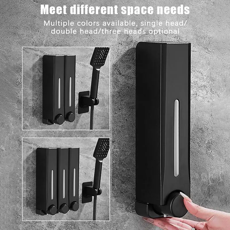

500ml Large Capacity Wall Mounted Liquid Soap Dispenser For Kitchens And Bathrooms No Drilling Required
