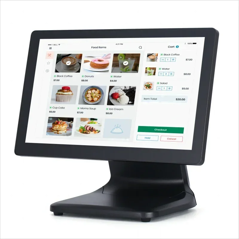 Factory Direct Sale 17.3inch 10-Point Touch Cash Register Retail POS System Supermarket Cash Register Terminal