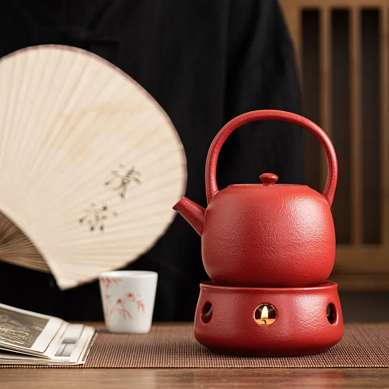 

Japanese-style warm tea stove, household hot set, warm tea candle base, kung fuset, one pot, four cups, lanyard single