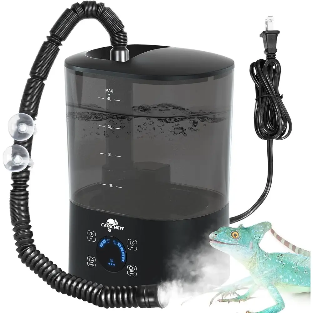 

Automatic Misting System for Reptiles, Adjustable Nozzle, Leak-Proof, Ideal for Terrariums, Suitable for Snakes, Chameleons, and