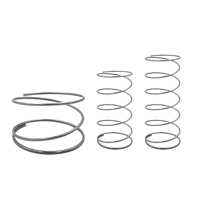 10pcs/lot 304 Stainless steel Compression spring steel Silk diameter 0.2 mm Coil spring OD 2MM-4MM Length 5mm to 50mm SPRINGS