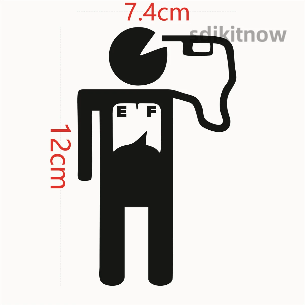 Funny car sticker fuel Tank Cap diesel decal gas vinyl waterproof window decoration Styling For Lada Haval Chery Geely Changan