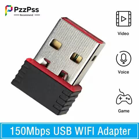 Mini RTL8188 Wifi Adapter 150Mbps USB Wireless Network Card 2.4G USB 2.0 Antenna External Wi-Fi Receiver for PC Laptop Desktop