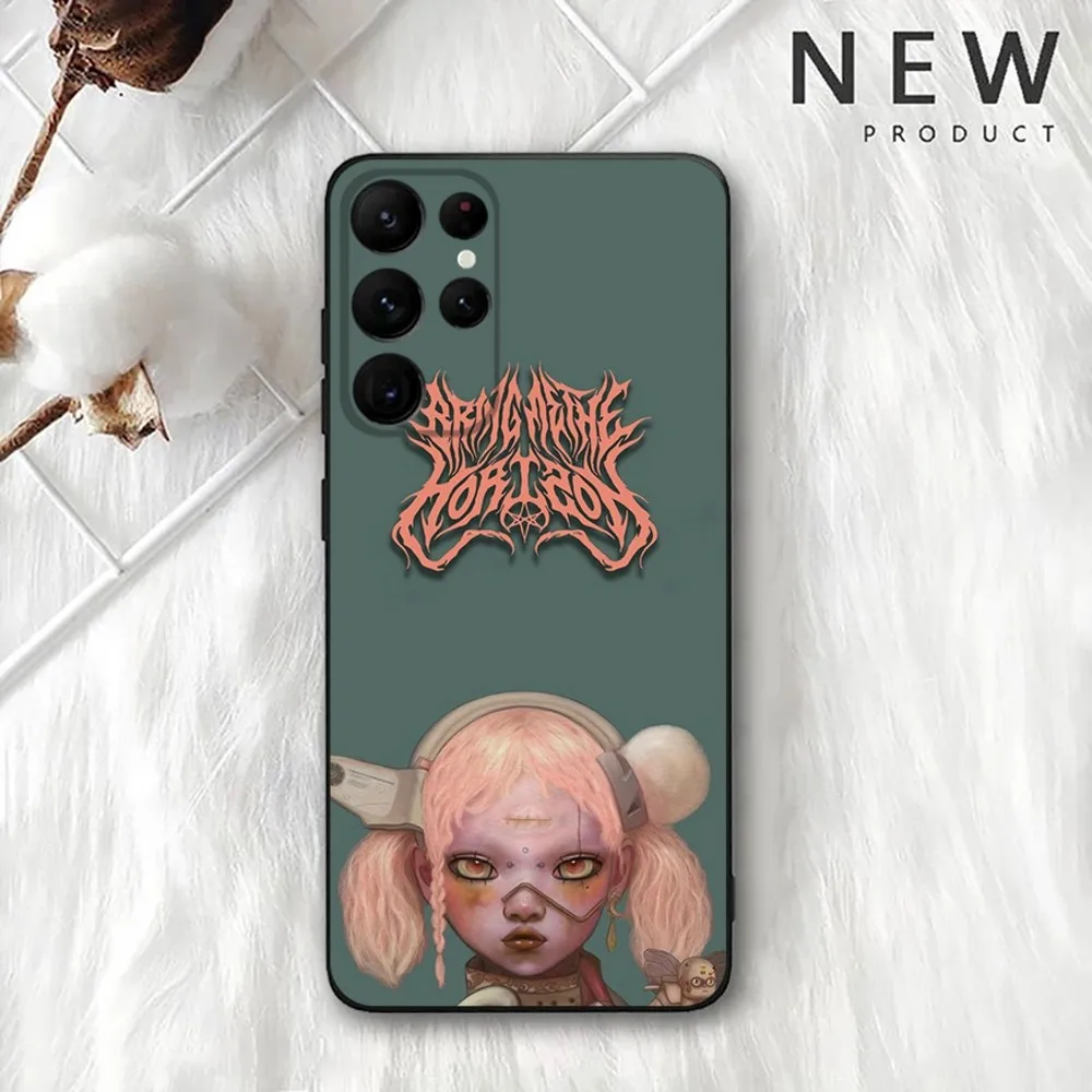 BMTH B-Bring Me The H-Horizons Phone Case For Samsung Galaxy A20,A21s,A22,A31,A32,A52,A53,A72,73,A80,A91 Soft Black Cover