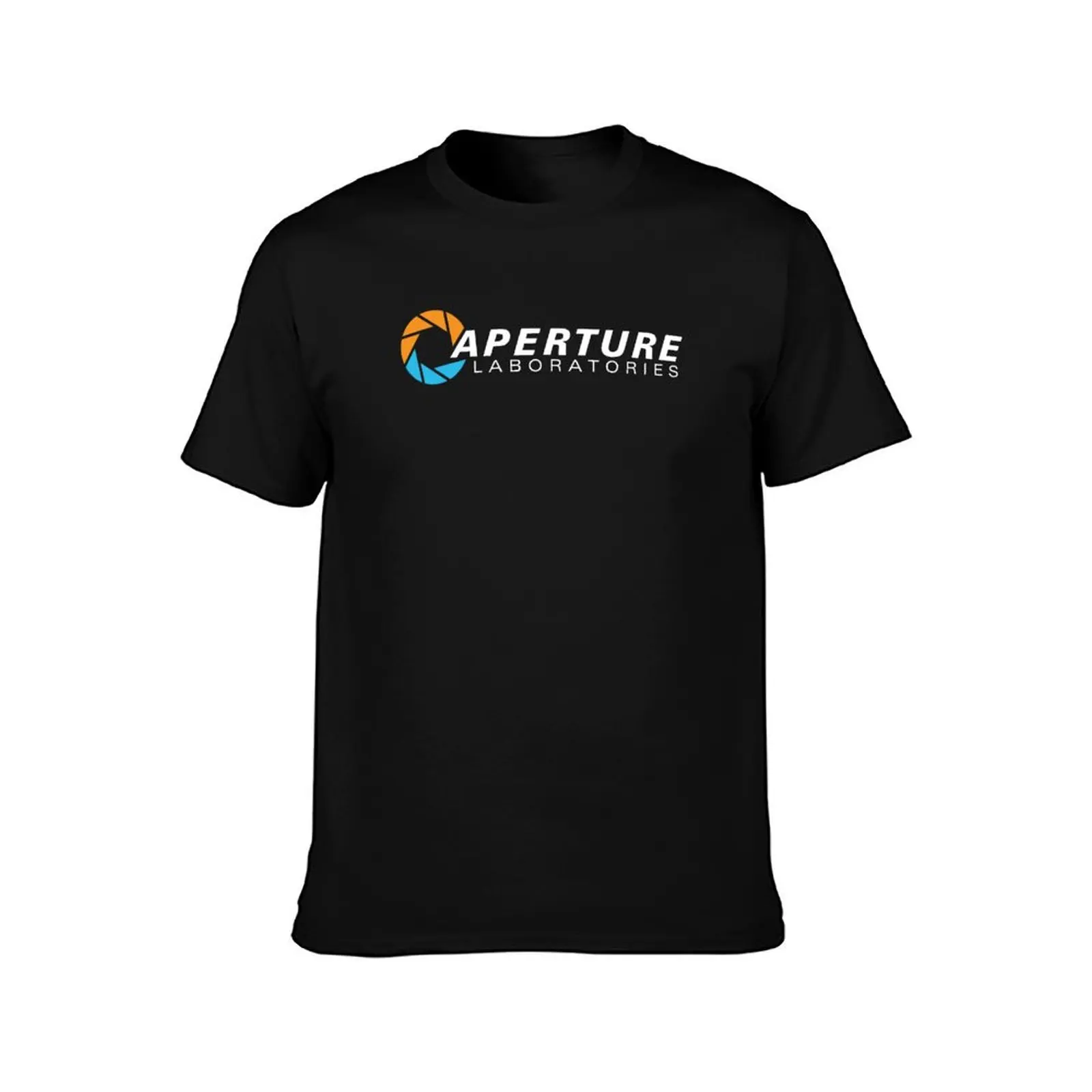 Portal | Aperture Science Logo Colors T-Shirt Work Outdoor Short Sleeve Tee