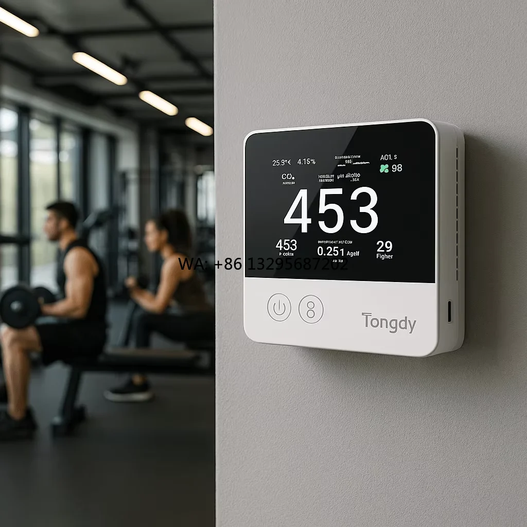 

Detects 12 Parameters Professional Indoor Environment Monitor Air Quality Sensor