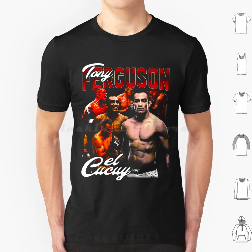 Tony Ferguson El Cucuy Vintage T Shirt Big Size 100% Cotton Tony Ferguson El Cucuy Vintage Sports Fighting Boxing Streetwear