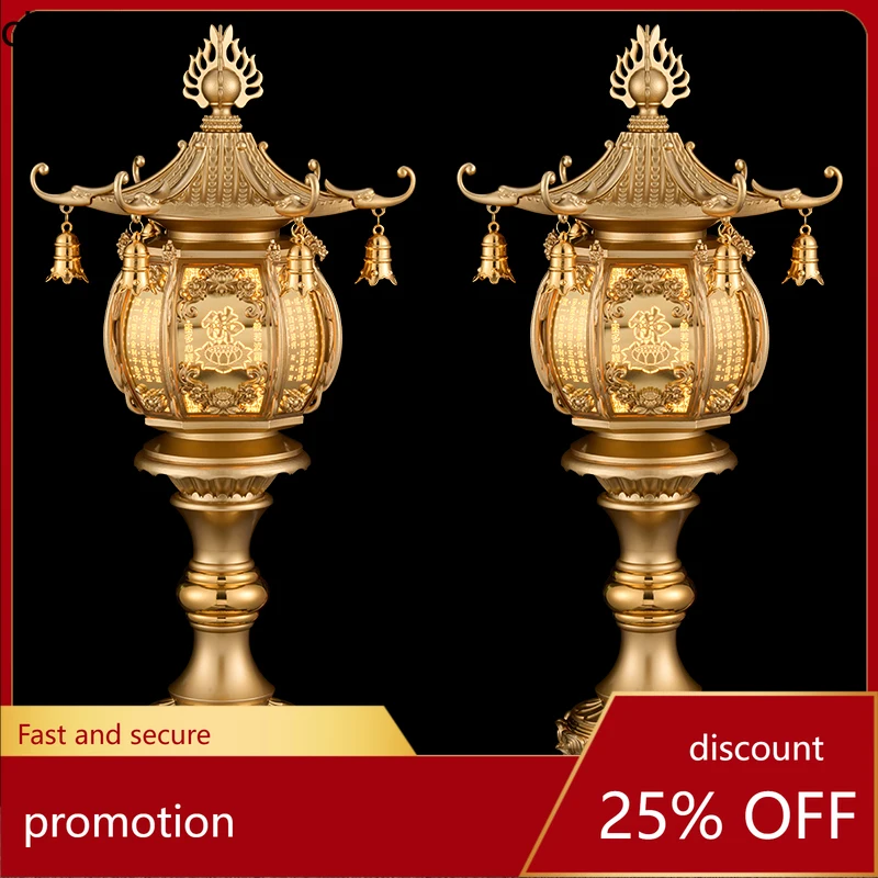 H1  Changming plug-in led lotus ornament Buddha offering auspicious and lucky heart sutra shrine temple temple ornament