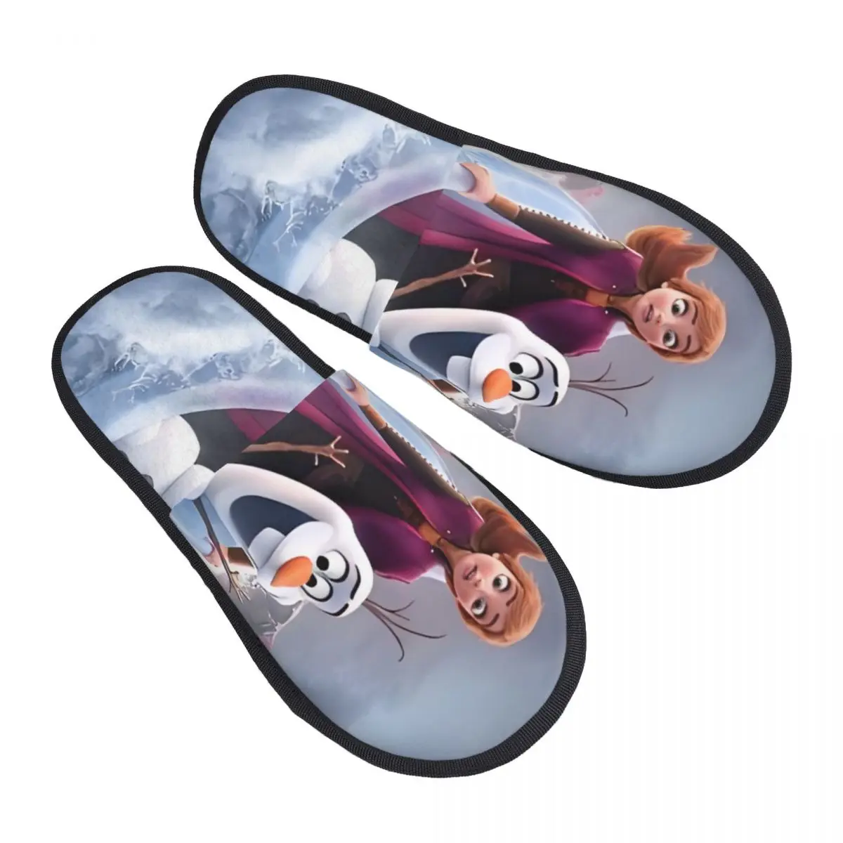 

Тапочки для гостей «Холодное сердце» на заказ для спа-женщин, домашние тапочки с анимированным музыкальным фэнтези-фильмом