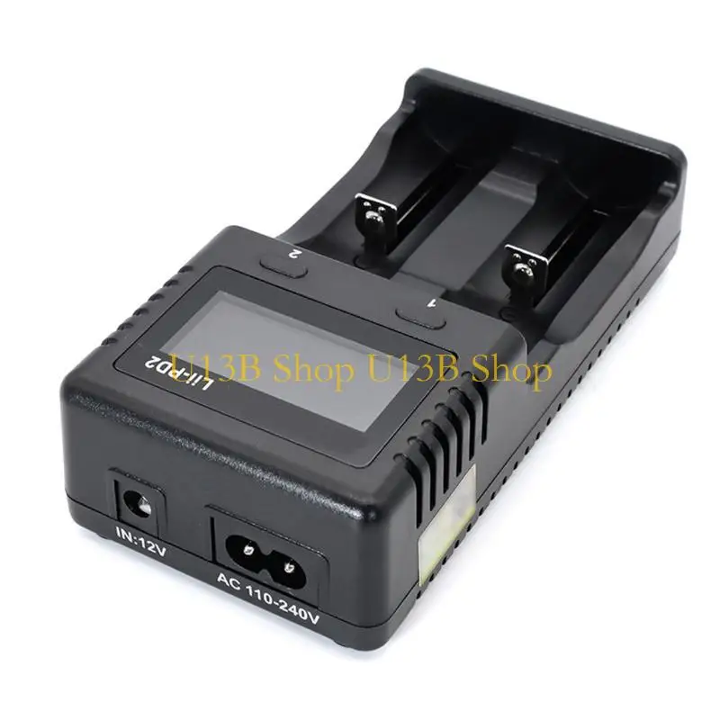 U13B PD2 Battery Fast Universal Charging Adapter Dock for 18650 26650 18350 Lithium/Ni-MH/Ni-Cd Batteries EU/US Plug
