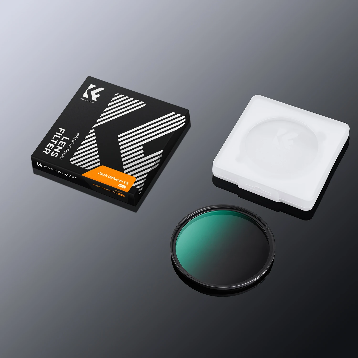 K & F مفهوم 1/1 1/2 1/4 1/8 أسود ضباب نشر عدسة الكاميرا تصفية 49 مللي متر 52 مللي متر 58 مللي متر 62 مللي متر 67 مللي متر 72 مللي متر 77 مللي متر 82 مللي متر مع تنظيف الملابس