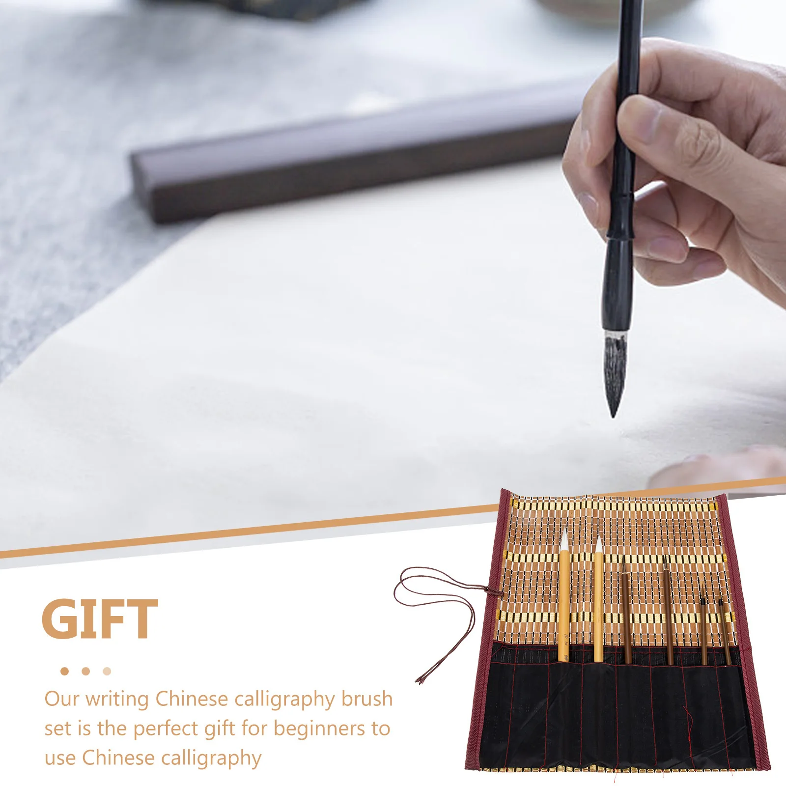 

1Set Traditional Chinese Calligraphy Brush Painting Brush Pen Art Supplies for Watercolor Drawing Writing Calligraphy