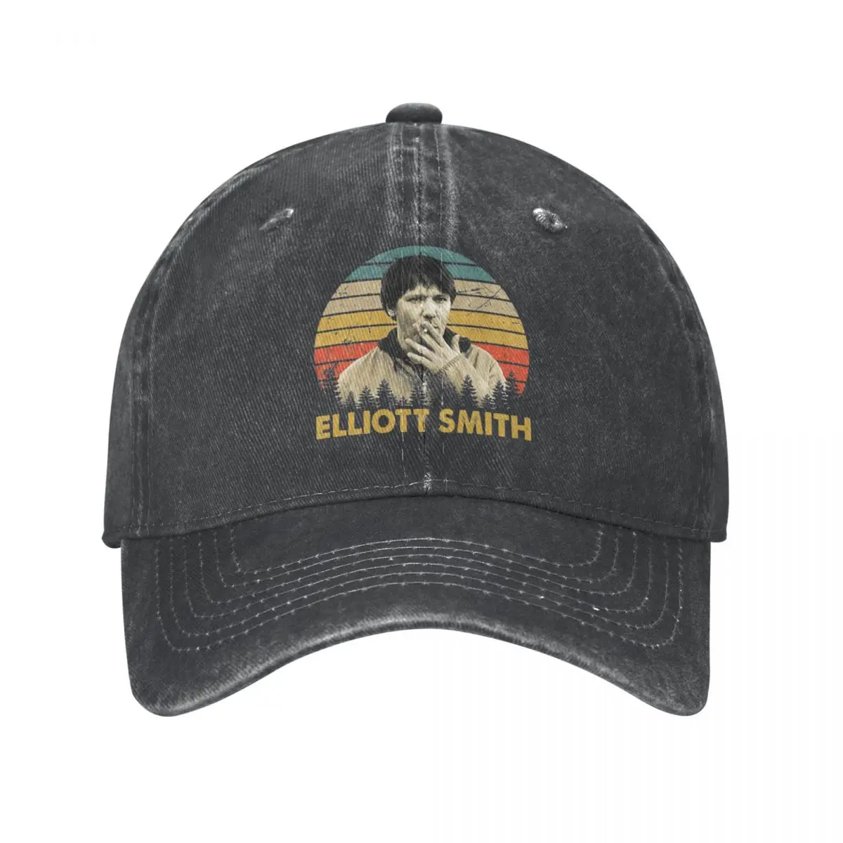 Elliott Smith Yeti One Vintage Gift Fan Baseball Cap Casual Distressed Denim Sun Cap Men Women Outdoor Running Golf Hats Cap