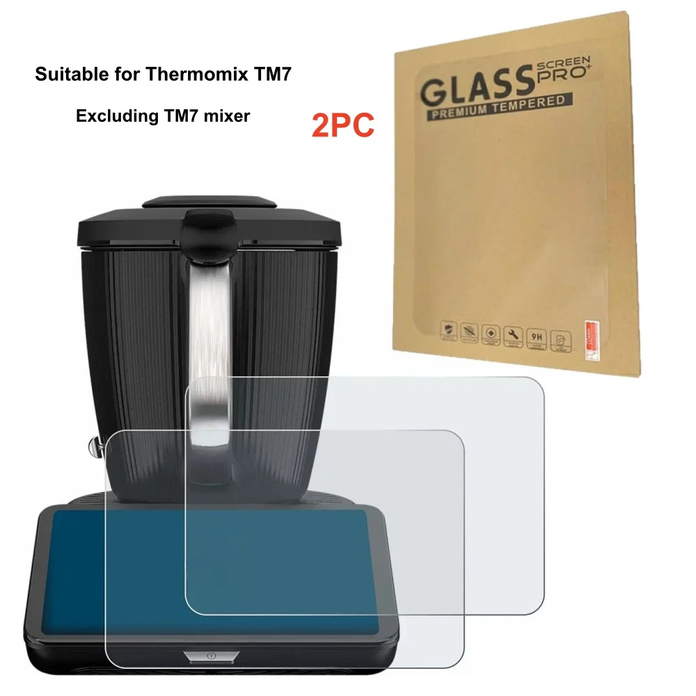 Thermomix TM7 Tempered Glass Screen Protector, Crack Resistant, Scratch Resistant, Durable, Blender Kitchen Accessories.