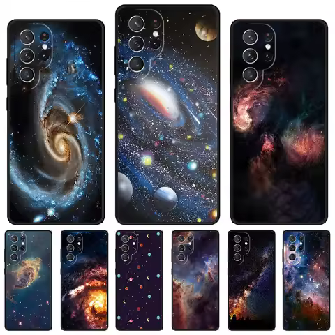Starry Night constellations stars universe phone case For Samsung Galaxy S24 S23 S22 Ultra Note 10 20 Plus S9 S10 S20 S21 FE