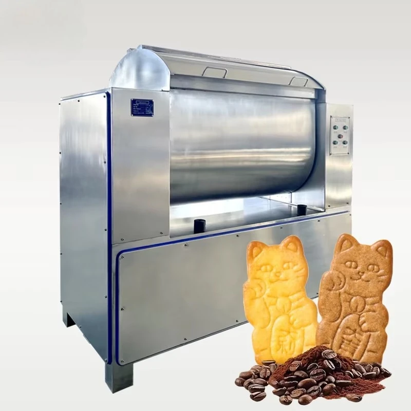 Industrial Horizontal Dough Mixer 50 to 500kg Flour Kneading Machine Stainless Steel Flour Mixer for Biscuit Dough
