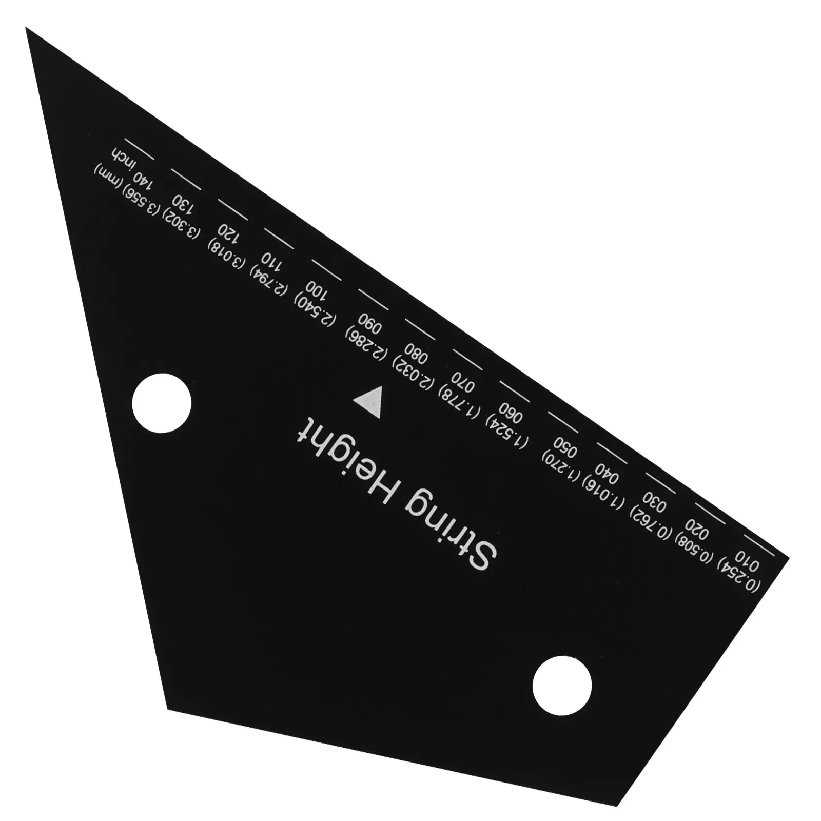 Heavy Duty Guitar String Action Ruler Gauge with Fret Rocker for Precise String Height Measurement – Luthier Setup Tool