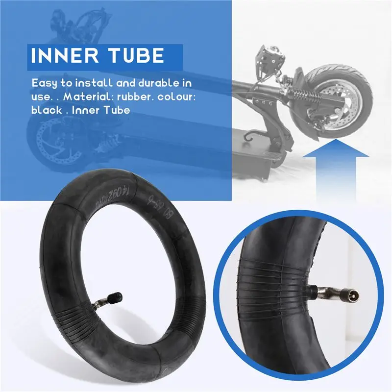NEW HOT In Stock-10 Inch 80/65-6 Inner Tube 255X80 Rubber For Zero 10X Kugoo Electric Scooter Excellent Replacement Applicati