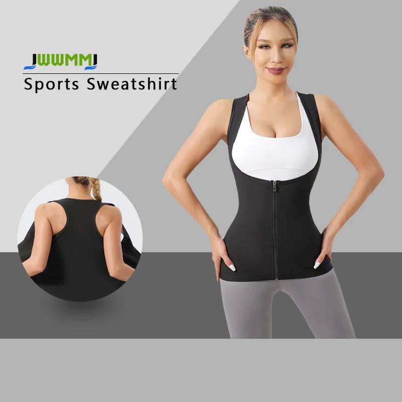 

1pcs Women's Sauna Vest Waist Trainer Corset Body Shaper Slimming Workout Tank Top for Lower Belly Fat Loss Fitness Gear