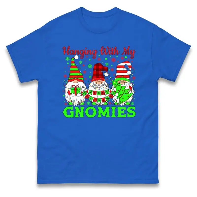 

Hanging With My Gnomies Merry Christmas T Shirt Gnomes Ugly