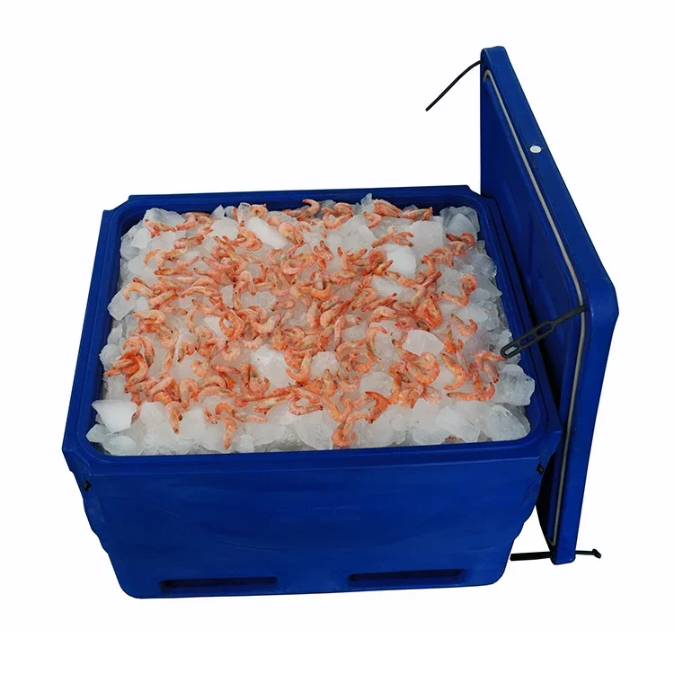 1000L Insulated Ice Box Tackle Box Plastic Fish Box Fish Cooling Container For Fisheries