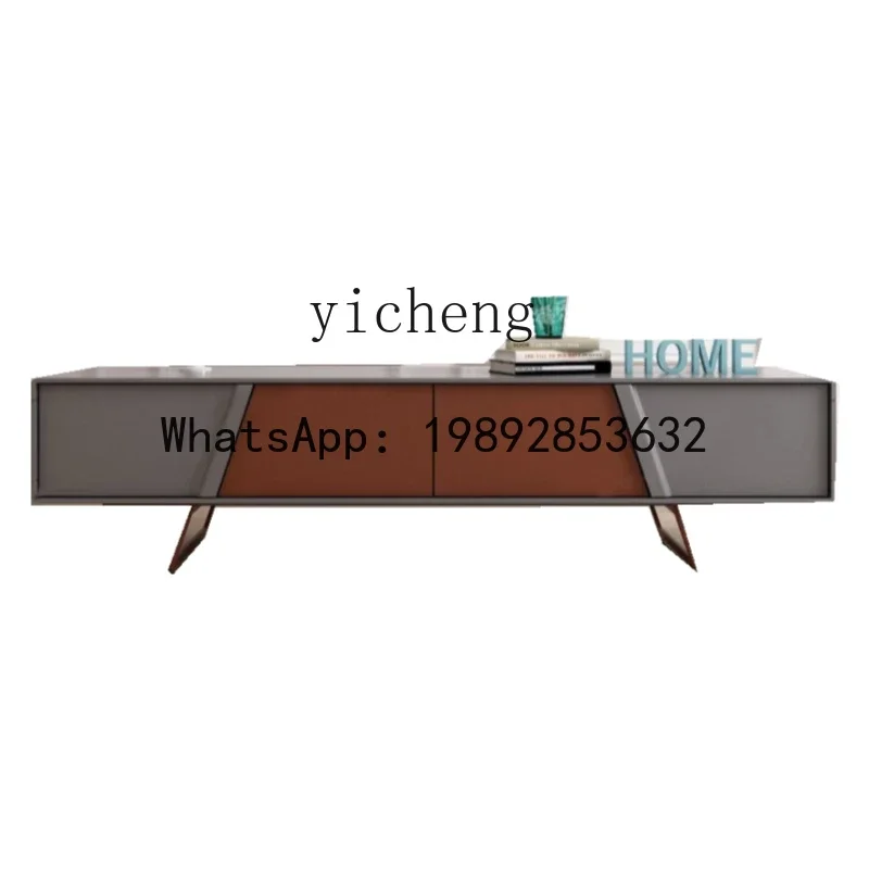 

Creative Personality Audiovisual Cabinet Piano Paint TV Cabinet Modern Minimalist Floor Cabinet