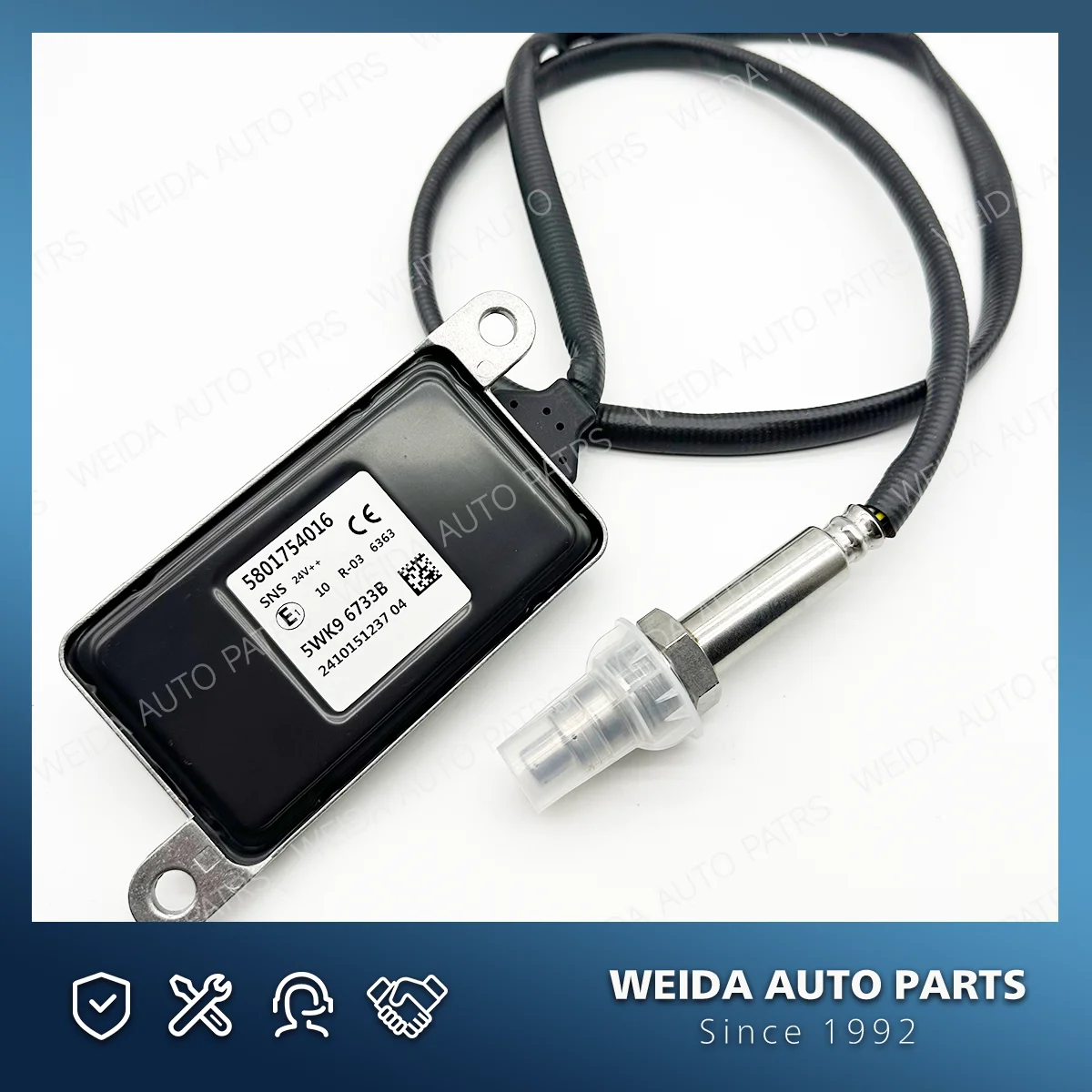 

5801754016-5WK96733B 5WK9 6733 5WK96733B 5WK96733A 5WK9 6733A Nitrogen Oxygen Sensor 24V For IVECO Trucks Nox Sensor