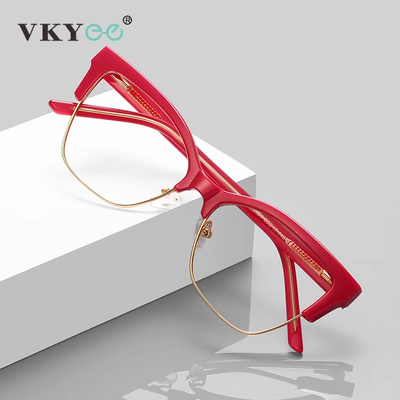 

VICKY Classic Square Personalized Women's Frames Reading Glasses Anti-Blue Light Customizable Prescription Computer Lens PFD2175