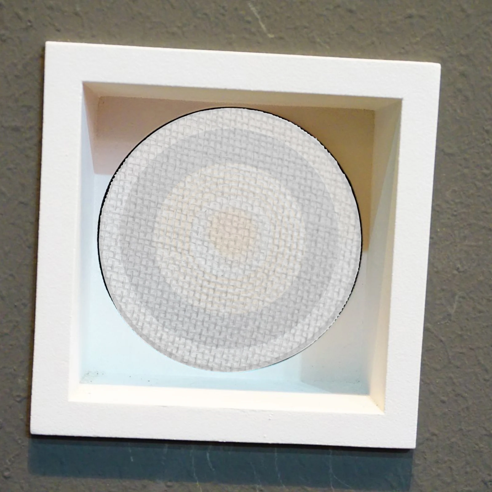 

2pcs Silver 6cm Downlight Diffuser Lamp Shades Baby Resistant Light Cover Fabric Spotlight Blocking Ceiling Shade