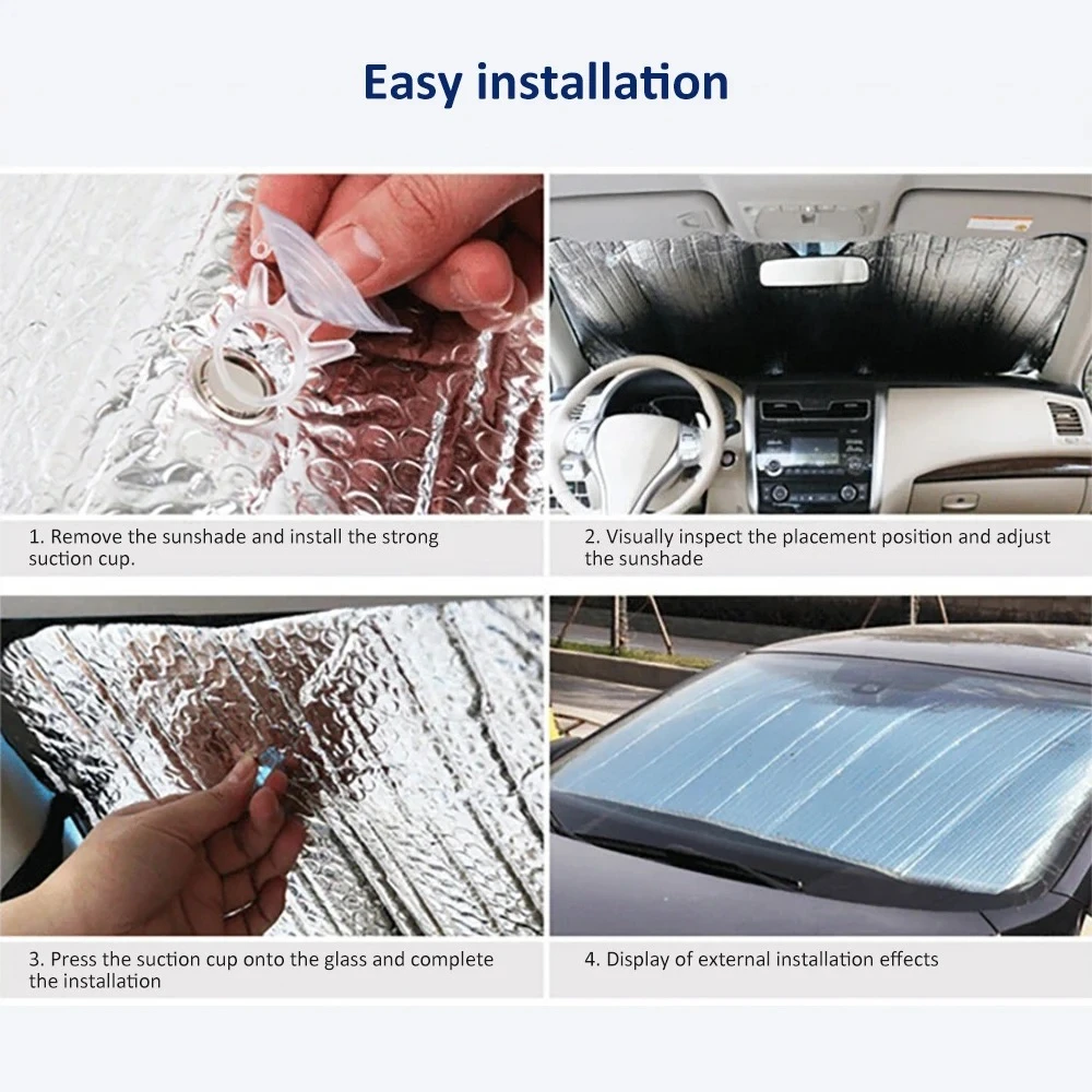 Car Front Window Windshield Full Coverage Sunshades for Volkswagen VW Caddy 2K MK3 2003~2019 2004 2015 Sunvisor Cover Accessory