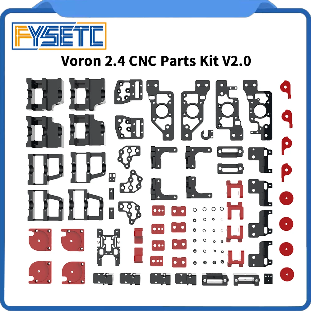 

FYSETC Latest Version Voron 2.4 R2 Pro V2.0 CNC Kit with Light Weight xy Joint Upgraded CNC Aluminum Alloy 6061-T6 Kits