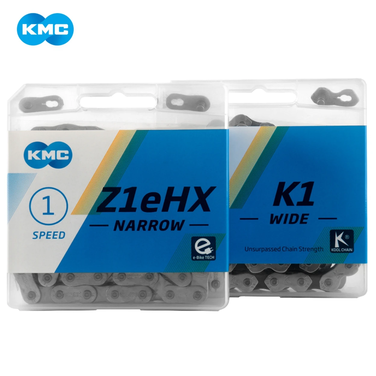KMC BMX سلسلة دراجات سرعة واحدة 100 112 وصلات S1 S1SL HL1L Z1eHX 1/8 1/32 دراجات جبلية حرة أجزاء ركوب الدراجات Curren