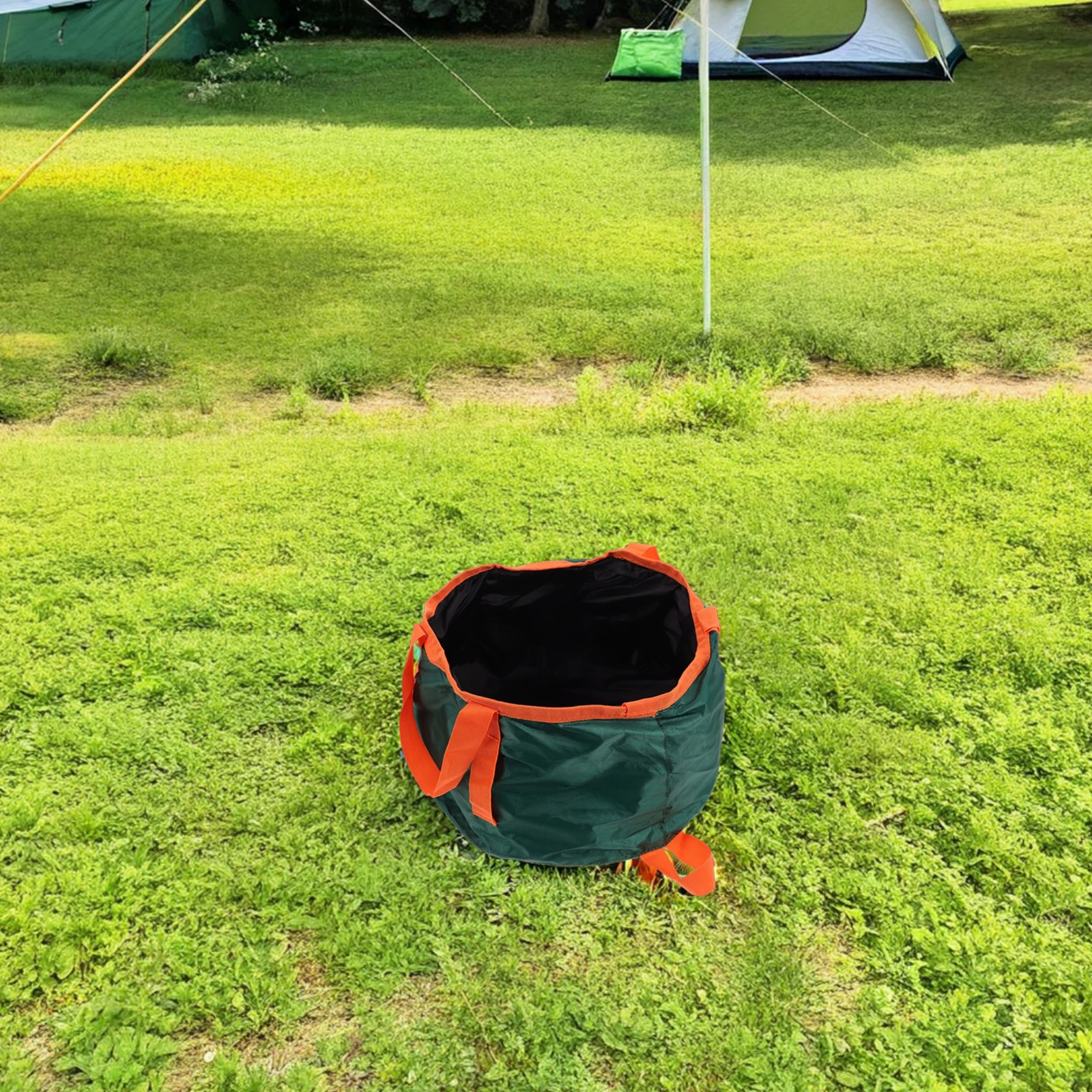 

1pc Lightweight Portable Folding Wash Outdoor Camping Travel Use Foldable Face Hands Feet Basin For Elderly Baby Home Leakproof