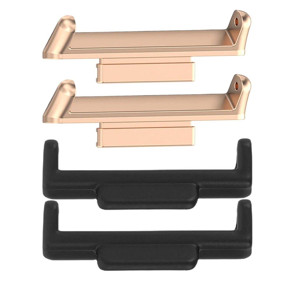 

4 Pcs Metal Watch Band Connector Strap Adapter End Parts Compatible Watch FIT 2 20mm Smartwatch Accessories