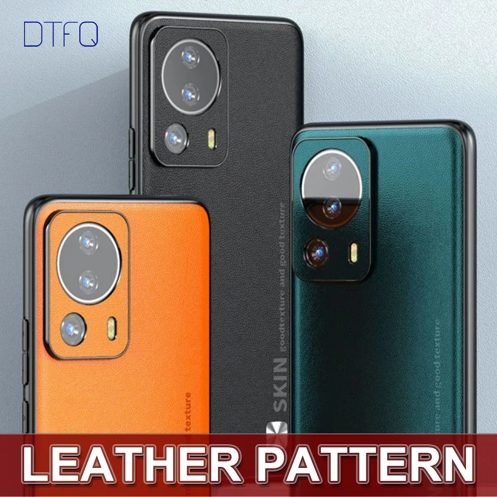 For Xiaomi 13 Lite Case Leather Pattern Cover Shockproof Coque Funda for Xiaomi 13 Pro Luxury Leather Case for Xiaomi 13