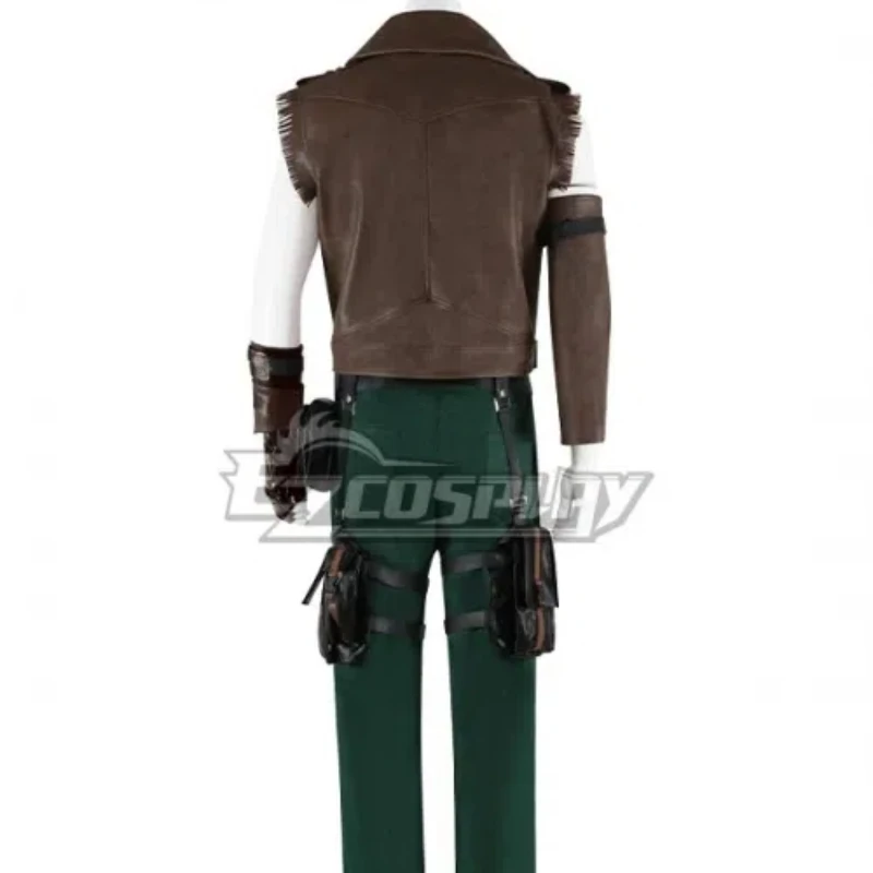 FF7 Barret Cosplay Final Fantasy VII Remake Barret Wallace Cosplay Costume Adult Men Women Outfit Halloween Carnival Costumes