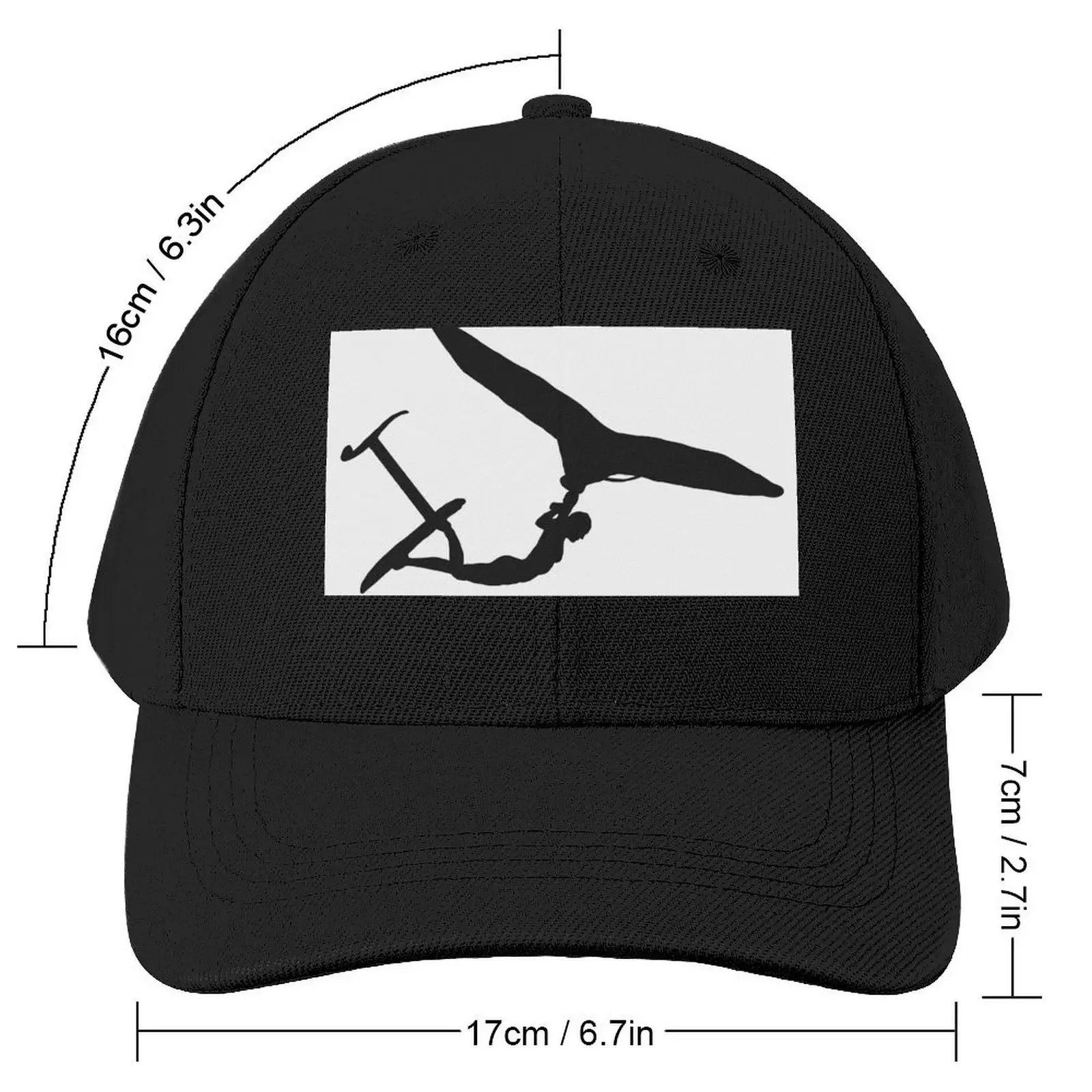 Wing foil girl Baseball Cap Wild Ball Hat Hat Man For The Sun Vintage Rugby Boy Child Women's