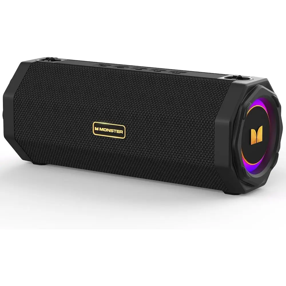 

Speaker S200 WirelPortable Bluetooth Speaker, 24H Playtime, IPX6 Waterproo, 50W Stereo Sound, Bluetooth 5.4, Dual Bass Speakers,